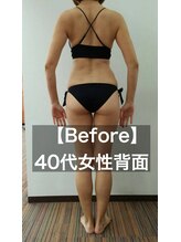 24ダイヤモンドジム 西宮店(24 DIAMOND GYM)/【Before】40代お客様背面