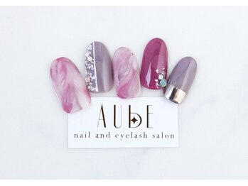 オーブ(AUBE)/3月マンスリーネイル10800円