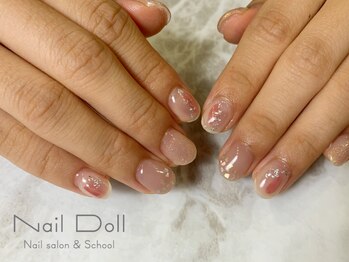ネイルドール(Nail Doll)/塗りかけシンプル