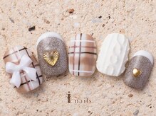 アイネイルズ 町田店(I nails)/チェックニットリボン11500円