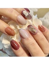 サロン ド リリー(Salon de Lily)/ニュアンス×プレートネイル
