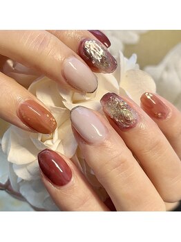 サロン ド リリー(Salon de Lily)/ニュアンス×プレートネイル