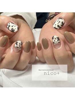 ニコ(nico+)/アニマル柄