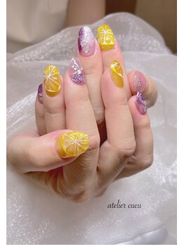 アトリエ クク(atelier cucu)/夏ネイル