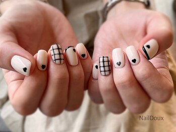 ネイル ドゥ 岡山駅前店(Nail Doux)/ハートネイル