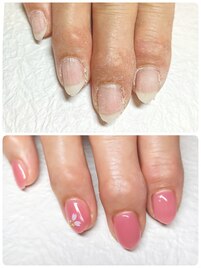 ジェルネイルで美爪育成/ケア