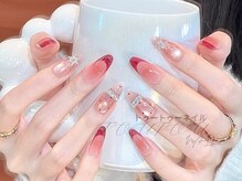 トゥートゥー(TOUTOU)/赤フレンチx雪xドット