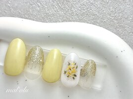 【定額】押し花ミモザ¥12000