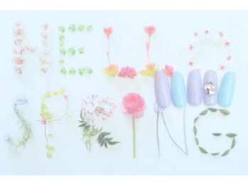 ネイルサロン&スクール ジーナ(GINA)/2本FreeArtジェル¥4860スカ¥6750