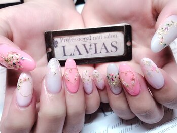 プロフェッショナル ネイルサロン ラヴィアス(LAVIAS)/【スカルプ】10本アートし放題