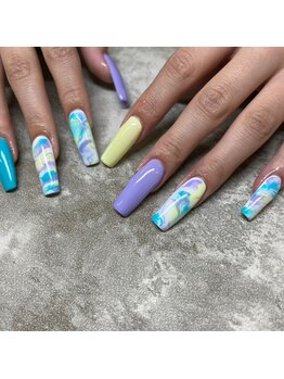 モレリア 心斎橋店(morelia)/スカルプマーブルアート