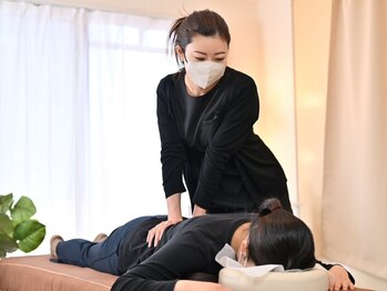 美容整体サロン 哲の写真/【国家資格保持/女性のいる整体】頑固な首/肩こりを本格整体で解消!根本からほぐすことで疲労&お悩み改善◎