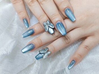 アイゴネイル 錦糸町(Aigoネイル)/マグネットワンカラー♪＋パーツ