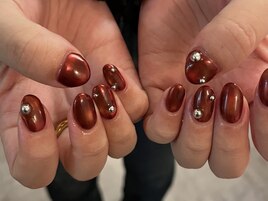 ブラウンレッドマグネット