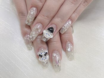 スペラ 大宮店(Spera)/ガーリーな3Dキャラクターネイル