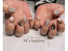 エヌズ ベルシック(N's belchic)/ヒョウ柄ネイル