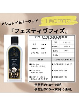 コリコリとるとる 天童店/１月のアロマ