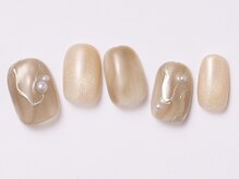 アイ ネイルズ 天神店(I nails)/ベージュもやもや　￥6500