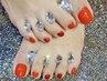 夏限定【Foot】1ワンカラー★120色★フットバス&マッサージ付¥11000→