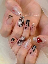 ネイルアート エクリ(Nail Art:Ecrit)/バレンタインネイル