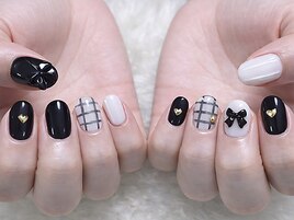 〇ブラックキュートネイル