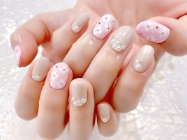 #ホロフラワー#春ネイル