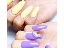 リラ ネイルサロン(Lila)/長さ出しジェルカラー