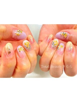 ネイルサロン きらら 藤沢本店/ミモザネイル