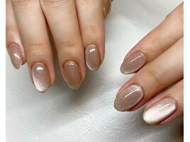 マグネット/シンプル/秋ネイル