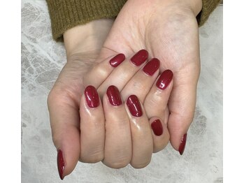 キャンアイドレッシー 前橋小相木店(Can I Dressy)/艶めくワンカラーネイル♪