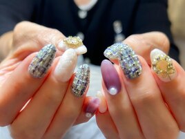 ツイードネイル