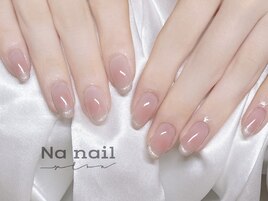 チークネイル／ワンホンネイル