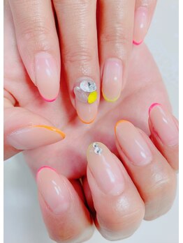 ネイルサロン ティアラリュクス 市川北口店(Tiara Luxe)/スキニーフレンチ