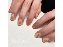 ヒールネイル(heal nail)/ニュアンス &nbsp;いちじくネイル