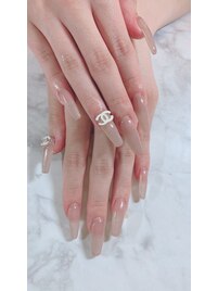 シンプル×パーツネイル☆