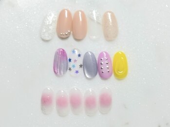 ラッドネイル(RAD NAIL)の写真/【毎月新しいデザインが追加】サンプルから選択＊色変更・配置変更OK！爪を削らないフィルイン◇メンズも◎