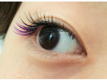 ネイルアンドアイラッシュ ラビ(Nail&Eyelash Ravi)/カラーエクステ、パープル