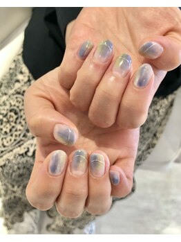 ブルー+グリーン ニュアンス