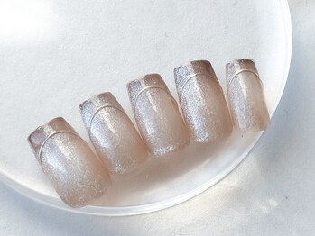 ワンアンドオンリー(One&Only)/グラデベース×マグネットネイル