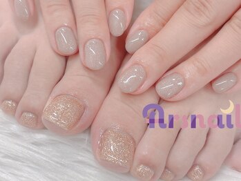 アルスネイル(Ars nail)/ゴールドラメフット