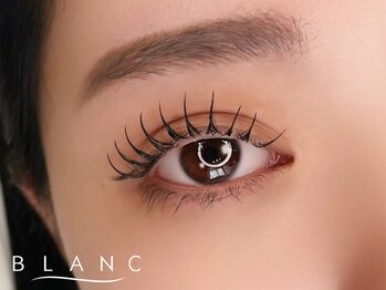 アイラッシュサロン ブラン 岐阜シティタワー43店(Blanc)の写真/【一重/奥二重/左右差などのお悩みを解決◎】フラットラッシュ/ボリュームラッシュでぱっちりeyeに♪