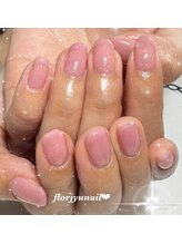 フロージュ ネイル(florjyu nail)/ワンカラースクエアーnail