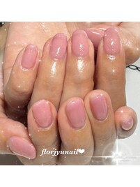 ワンカラースクエアーnail
