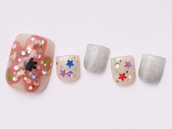 アイ ネイルズ 天神店(I nails)/flower ¥8800