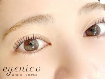 アイニコ 梅田店(eyenico)の写真/［大阪梅田/まつげパーマ/パリジェンヌ］ナチュラルな雰囲気であざと可愛いすっぴん風メイクにぴったり♪