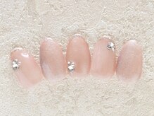 ホワイトネイル 船橋店(WHITE NAIL)/ラメフレンチ/シンプルネイル