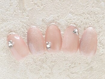 ホワイトネイル 船橋店(WHITE NAIL)/ラメフレンチ/シンプルネイル