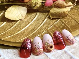 ピンク×レッド☆