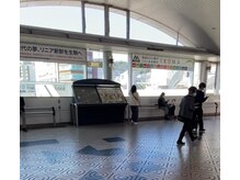 ルーヴル ネイルアンドアイラッシュ 生駒(LOUVRE nail&eyelash)/道順1 生駒駅中央改札