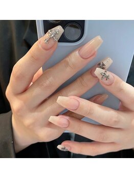 クイーンズビューティーサロン 新宿本店(Queen's beauty salon)/チップ長さだし定額コース